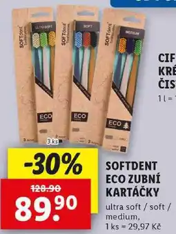 Lidl SOFTDENT ECO ZUBNÍ KARTÁČKY, 3 ks nabídka