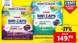 Lidl KAPSLE NA PRANÍ 5V1, 36 dávek nabídka