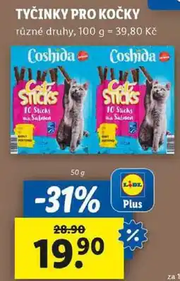 Lidl TYČINKY PRO KOČKY, 50 g nabídka