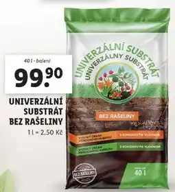 Lidl UNIVERZÁLNÍ SUBSTRÁT BEZ RAŠELINY, 40 l nabídka