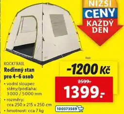 Lidl Rodinný stan pro 4-6 osob nabídka