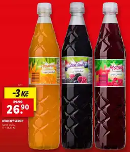 Lidl OVOCNÝ SIRUP, 0,7 l nabídka