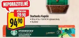 Albert Starbucks Kapsle nabídka