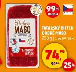 Penny Market TATARSKÝ BIFTEK DOBRÉ MASO, 250 g nabídka