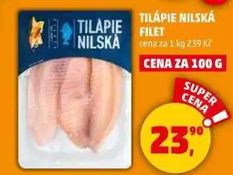 Penny Market TILÁPIE NILSKÁ FILET, 100 g nabídka