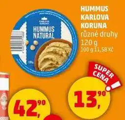 Penny Market HUMMUS KARLOVA KORUNA, 120 g nabídka