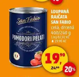 Penny Market LOUPANÁ RAJČATA SAN FABIO celá, drcená, 400/240 g nabídka