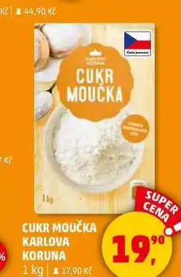Penny Market CUKR MOUČKA KARLOVA KORUNA, 1 kg nabídka