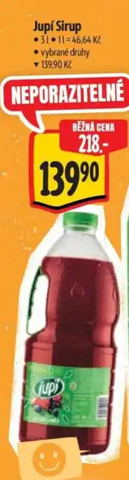 Albert Jupí Sirup nabídka