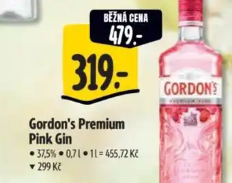 Albert Gordon's Premium Pink Gin nabídka