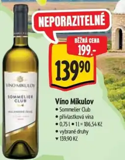 Albert Víno Mikulov nabídka