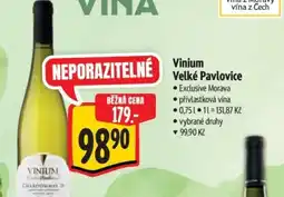 Albert VINIUM Velké Pavlovice nabídka