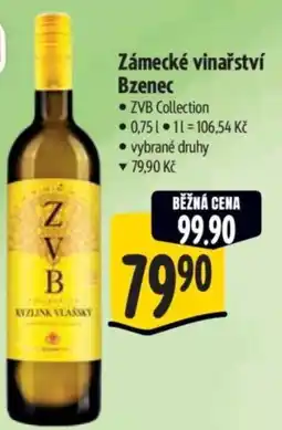 Albert Zámecké vinařství Bzenec nabídka