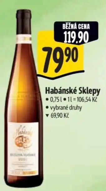 Albert Habánské Sklepy nabídka