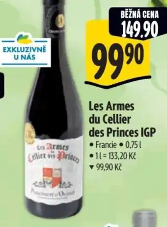 Albert Les Armes du Cellier des Princes IGP nabídka