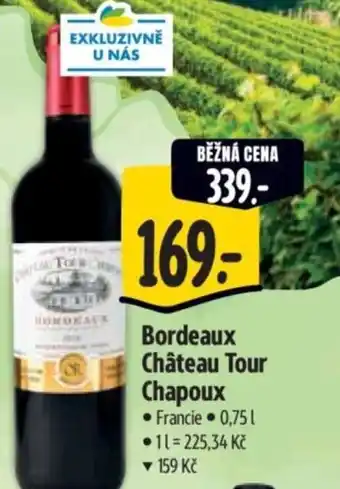 Albert Bordeaux Château Tour Chapoux nabídka