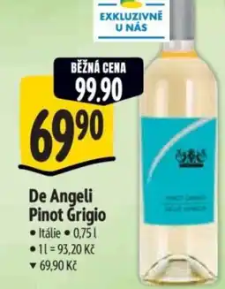 Albert De Angeli Pinot Grigio nabídka
