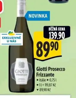 Albert Giotti Prosecco Frizzante nabídka