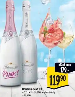 Albert Bohemia sekt ICE nabídka