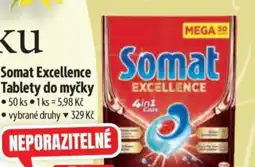 Albert Somat Excellence Tablety do myčky nabídka