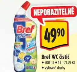 Albert Bref WC čistič nabídka