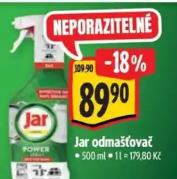 Albert Jar odmašťovač nabídka