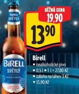 Albert Birell nealkoholické pivo nabídka