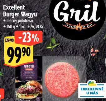 Albert Excellent Burger Wagyu nabídka