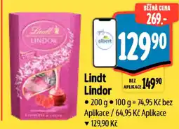 Albert Lindt Lindor nabídka