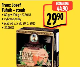 Albert Franz Josef Tuňák - steak nabídka