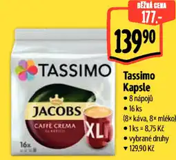 Albert Tassimo Kapsle nabídka