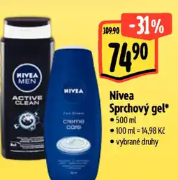 Albert Nivea Sprchový gel nabídka