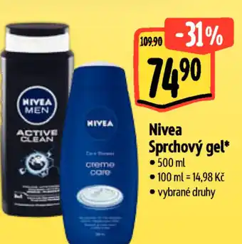 Albert Nivea Sprchový gel nabídka