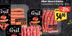 Albert Albert Masová klobása nabídka
