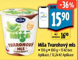 Albert Míša Tvarohový mls nabídka