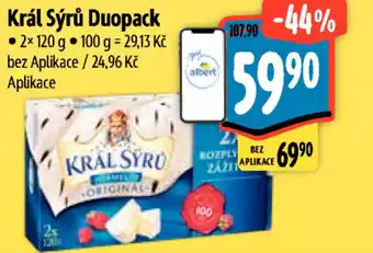 Albert Král Sýrů Duopack nabídka