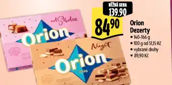 Albert Orion Dezerty nabídka