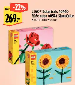 Albert LEGO® Botanicals 40460 Růže nebo 40524 Slunečnice nabídka