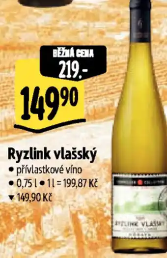 Albert Ryzlink vlašský nabídka