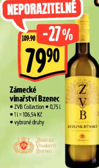 Albert Zámecké vinařství Bzenec nabídka