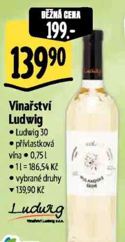 Albert Vinařství Ludwig nabídka