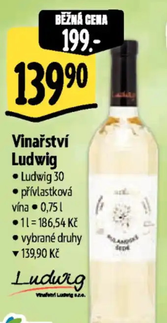 Albert Vinařství Ludwig nabídka