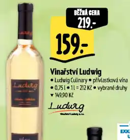 Albert Vinařství Ludwig nabídka