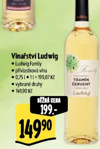 Albert Vinařství Ludwig nabídka