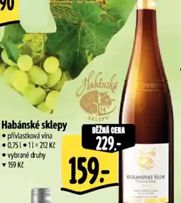 Albert Habánské sklepy nabídka