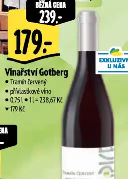 Albert Vinařství Gotberg nabídka