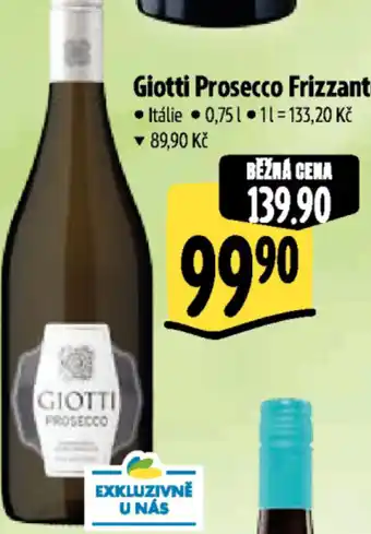 Albert Giotti Prosecco Frizzante nabídka