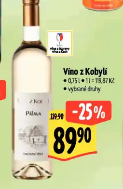 Albert Víno z Kobylí nabídka