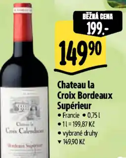 Albert Chateau la Croix Bordeaux Supérieur nabídka