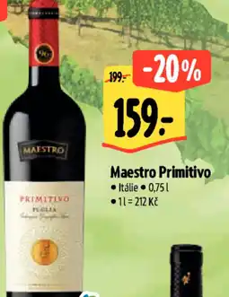 Albert Maestro Primitivo nabídka